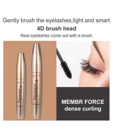 4D Silk Fiber Mascara | Waterproof Fiber Lashcara for Longer Eyelashes | Eyelash Extension Effect - Buy Online on GoSupps.com