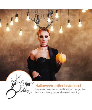 SOLUSTRE Halloween Tree Branch Antler Headband for Women & Girls - Cosplay Costume Accessory & Party Decoration - Buy Online on GoSupps.com