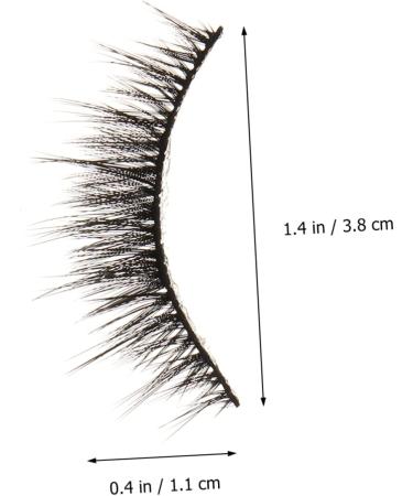 Angoily 10 Pairs Short False Eyelashes Natural Eyelashes Reusable Manmade Eyelashes Art Eyelashes Makeup Eyelash Thick Cross Eyelashes Fake Lashes Fake 6d Artificial - Buy Online on GoSupps.com