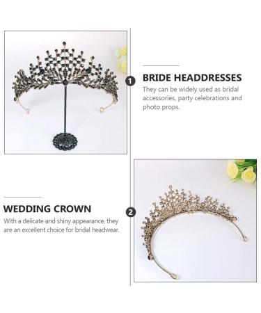 Minkissy Baroque Crystal Hair Crown | Elegant Baroque Style Headpiece for International Shipping - Buy Online on GoSupps.com