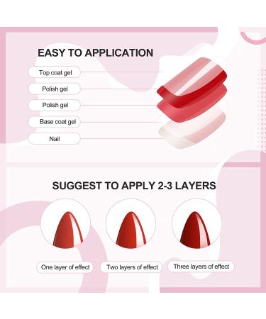 Gel Nail Polish Kit with 20 Colors, 36W LED Lamp, Base & Top Coat - Nail Art Set for Manicure/Pedicure - Includes Rhinestones - Ideal Gifts for Women - Buy Online on GoSupps.com