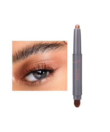 Eye Shadow Stick, Eyeshadow Pencil, Eyeshadow Stick, Rotatable Eye Pencil with Soft Brush Head, Waterproof Smudge Proof Long Lasting Color Eyeshadow Pen (02# Glass Ball)