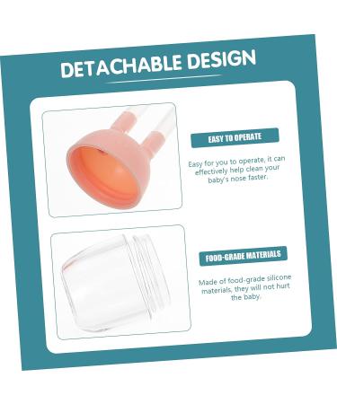 Healifty Baby Nasal Aspirator 2pcs Set - Gentle Suction Plates for Newborns, Disposable Nose Cleaner for Baby Care - Essential Booger Sucker Tool - Buy Online on GoSupps.com