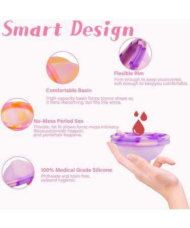 Reusable Menstrual Discs (M+L) - 100% Medical Silicone for Active Women | Sport Swimming & Intimacy - Buy Online on GoSupps.com