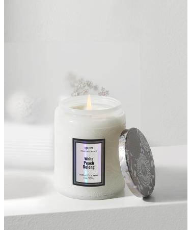 Kokrose Aromatherapy Scented Candles for Women - Natural Soy Candle Gifts for Stress Relief | Non-Toxic & Good Smelling Home Decor (White Peach 7.2 oz - Buy Online on GoSupps.com