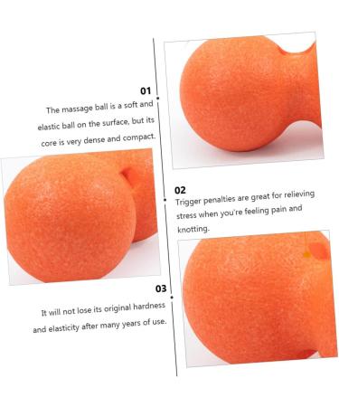 Solustrie 3 STK Peanut Massage Balls - Double Lacrosse Device for Mobility & Yoga - Ice Hockey Sportball - Buy Online on GoSupps.com