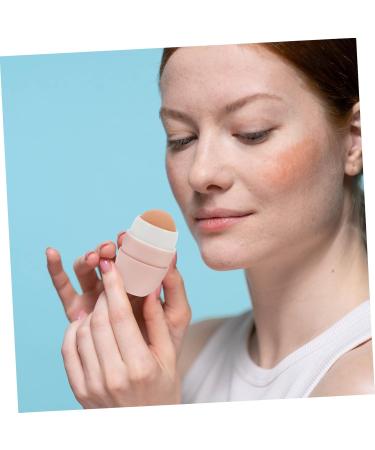 DOITOOL Volcanic Stone Oil-absorbing Ball Cleaning Products Beauty Tools Facial Skin Oil Cleaning Roller 5x3cm Pink - Buy Online on GoSupps.com