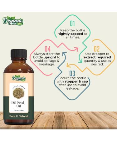 Dill Seed Oil | Pure & Natural Carrier Oil for Skincare & Aromatherapy | 30ml - Buy Online on GoSupps.com