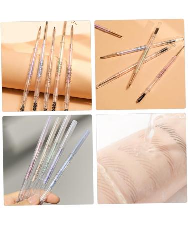 BELLIFFY 5pcs Women Eyebrow Pencils Brow Pencils with Brush Anti-perspiration Eyebrow Pens Makeup Tools Paste - Buy Online on GoSupps.com