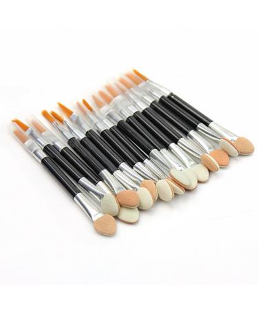 Pinzhi Disposable Double-Ended Eyeshadow Brushes - 50pcs Oval Sponge - Perfect for Professional Makeup & Travel - Buy Online on GoSupps.com