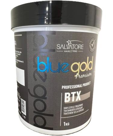 SALVATORE Blue Gold Premium BTX Traitement Professionnel pour Cuticules Capillaires 1 kg - Buy Online on GoSupps.com
