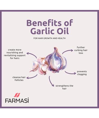 FARMASi Dr. C. Tuna Vitalizing Garlic Oil for Hair Growth - Prevent Hair Loss & Thinning - All Natural Vitamin Rich Treatment - 1 fl.oz - Buy Online on GoSupps.com