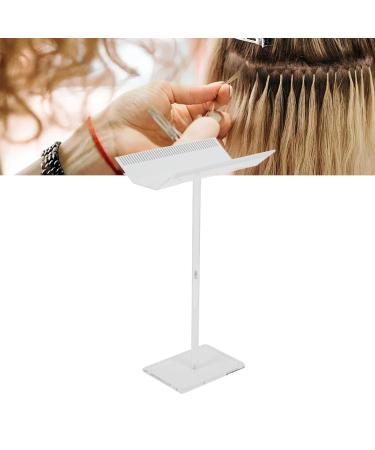 Acrylic Hair Extension Display Stand Double Sided Transparent Holder for Salon Home Wig Stand Hair Hanger Display Hair Separator stand for Hair Salon Home - Buy Online on GoSupps.com