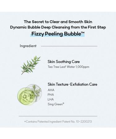 STANDARD SEOUL Deep Clean Bubble Cleanser Gel-to-Foam Exfoliating Face Wash with AHA PHA LHA Tea Tree Extract Non-Irritating Skin-Smoothing Bubble Skincare for Sensitive & Textured Skin 50ml - Buy Online on GoSupps.com