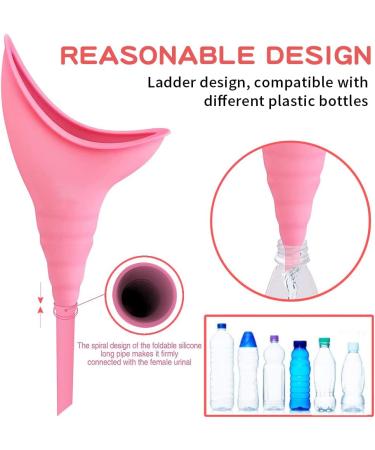 GANNMEIEI Portable Female Urinal Device - Pee Standing Up Easily - Pink - Buy Online on GoSupps.com