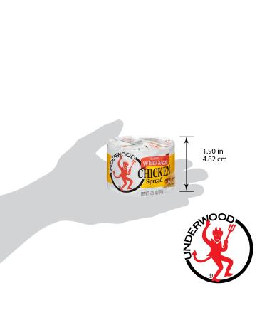 Underwood Chicken Spread 4.25 oz (Pack of 24) - Delicious Spread for All Occasions - Buy Online on GoSupps.com