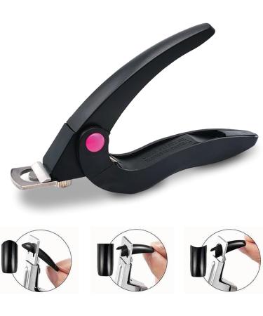 Leddy Living Professional Nail Clipper for False Nails UV Gel Nail Tips Acrylic Artificial Nails Manicure Pedicure Nail Care Salon Beauty Salon at Home - Buy Online on GoSupps.com