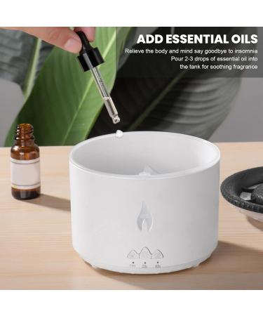 Flame Essential Oil Diffusers 2 Mist Mode Essential Oil Aromatherapy Diffuser Humidifier Quiet Oil Diffuser for Bedroom Office Yoga Gym Gift - Buy Online on GoSupps.com