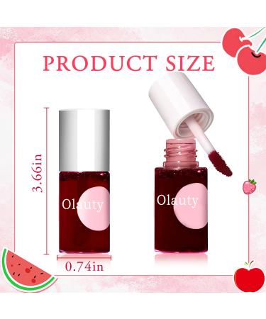 Korean Lip Tint Set: Matte Velvet & Watery Lip Stain, Moisturizing Liquid Lipstick & Plump Gloss - Long-lasting Waterproof Formula - Strawberry Shade - Buy Online on GoSupps.com
