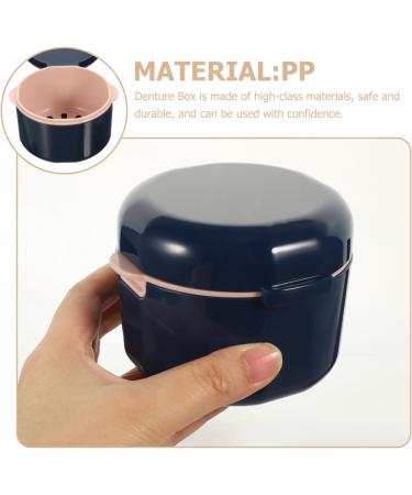 Buy Prostheses Box | Denture & Toothpaw Container | Compact Braces Holder for Travel & Storage - Blue - Buy Online on GoSupps.com