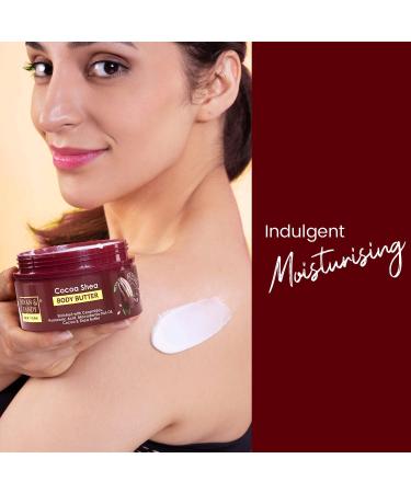 Cocoa Shea Body Butter | Ph5.5 Skin Friendly | 72hrs Moisturization | 100% Vegan - Buy Online on GoSupps.com