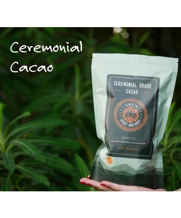 Organic Ceremonial Cacao 1KG - Peruvian Chuncho Bean Paste for Delicious Drinking Chocolate - Raw Unsweetened Grade - Buy Online on GoSupps.com