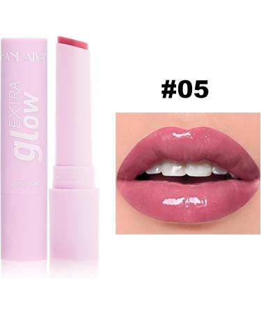 3 Pcs Plumping Lip Gloss Set - Glass Shine Moisturizing Lipstick Hydrating Tinted Balm for Non-Sticky High Shine Color (Colors 04 05 08 - Buy Online on GoSupps.com