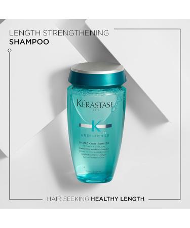 KERASTASE Resistance Extentioniste Length Strengthening Shampoo 8.5 Fl Oz - For Damaged Hair | With Ceramides for Shine & Scalp Protection - Buy Online on GoSupps.com