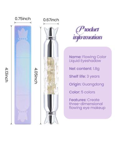 Colorful Liquid Glitter Eyeshadow Eyeliner | Shimmer Metallic Korean Makeup | Waterproof Long-Wearing Loose Glitter Glue | Champagne Gold | International Shipping Available - Buy Online on GoSupps.com