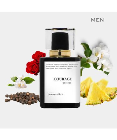 COURAGE | Inspired by CRD AVENTUS | Pheromone Perfume for Men | Extrait De Parfum | Long Lasting Dupe Clone Essential Oils Fragrance | Perfume De Hombre | (50 ml / 1.7 Fl Oz) 1.7 Fl Oz (Pack of 1) - Buy Online on GoSupps.com