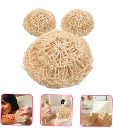 Angoily 15 Pcs Bath Cleaning Sponge Set - Portable Natural Loofah & Sisal Scrubber for Body - Travel-Friendly Bath Balls - Buy Online on GoSupps.com