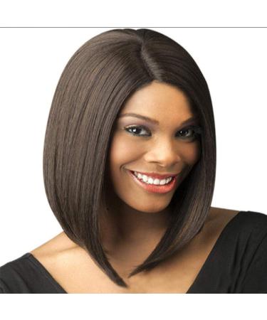 European and American wig short hair female fluffy face distributed WIG fake headgearLight Brown Dark brown