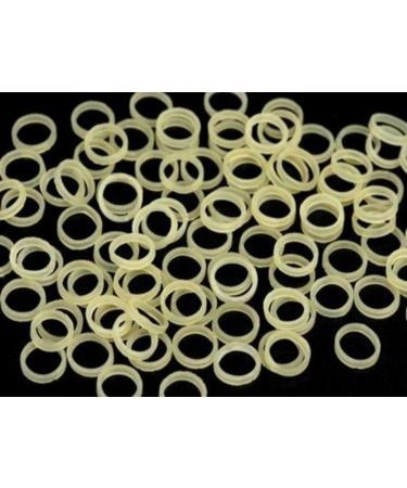 DentalSmile Amber Elastic Latex Braces 14 Orthodontics XX Heavy 6.5oz Dental Latex Bands Dreads Doll Hair Braids Horse Mane Tail Fix Tooth Gap Top Knots Free Elastic Placer(Natural 1Bag (100 Pcs)) - Buy Online on GoSupps.com