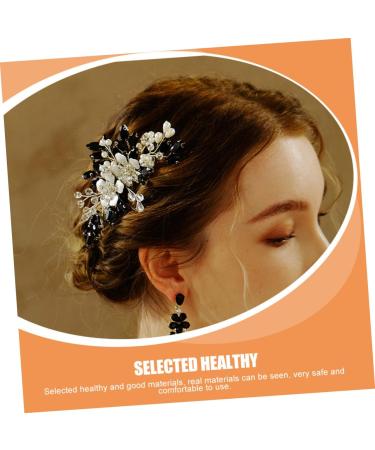 Beaupretty Bridesmaid Hair Accessories pearl flower bride headdress wedding Crystal hair decor bridal hair decor wedding hair flower hair decor rhinestones bridesmaid manual party - Buy Online on GoSupps.com