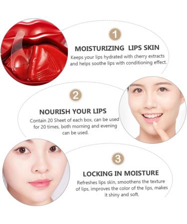 ERINGOGO Masques Hydratants L vres en Gel 20 Patchs Nourrissants Anti-dess chement et Anti-rides Soin de Nuit Revitalisant pour L vres Douces et Lisses Protection et R paration - Buy Online on GoSupps.com