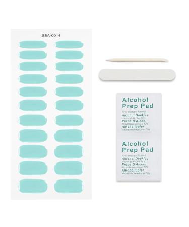 JMEOWIO Light Green Gel Nail Foils - Self-Adhesive Nail Stickers for Stunning Nail Designs | International Shipping Available - Buy Online on GoSupps.com