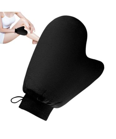 Tanner Mitt Mitt d'auto-tannage - Applicateur de de lotion Tan avec poignet lastique Sunless Body Tanner Spray and Mousse Applicateur pour les femmes Girls Girls Place Camping Picnic Cycling Sports Noir