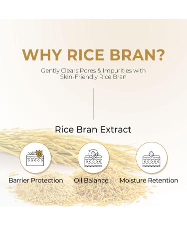 KSBC Pioom Rice Bran Cleansing Foam | Hydrating Face Wash for Sensitive Skin | Gentle K-Beauty Cleanser with Soft Creamy Texture & Lovely Scent | Family Size 16.9 fl oz - Buy Online on GoSupps.com