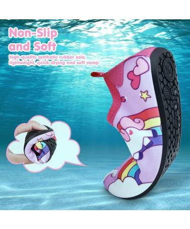 Flintronic Children's Aquasiums - Fast-Dry Non-Slip Water Shoes | Beach Shoes for Girls & Boys | Breathable Unicorn Design (EU 22-29) - Buy Online on GoSupps.com