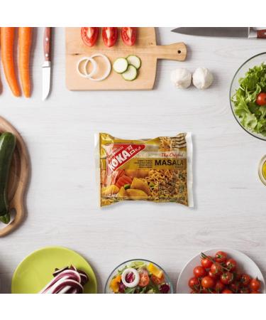 Karrma Koka Noodles | The Original Masala Flavour | Koka Oriental Style Instant Noodles | Snack or Meal Accompaniment | Ready in 2 Minutes -85g - Pack of 10 85.00 g (Pack of 10) - Buy Online on GoSupps.com