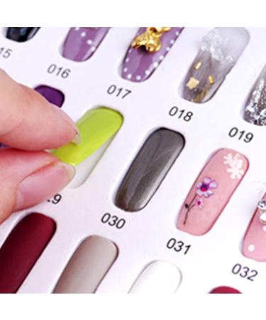 120 Colors Nail Art Display Set | Nail Tips Memory Tools & Gel Polish Color Card Panels for Salons - Buy Online on GoSupps.com