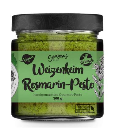 Senger's Sengers Rossemary Vegan Wheat Paste - Pesto Premium Pesto - 100% Superfood from Austria - 100g