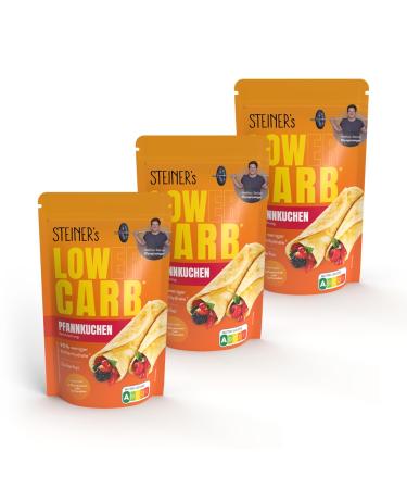 Steiner's low carb pancake |Protein Pancake Mix |Sugar -free gluten -free & reduced calorie |7.8g protein |For pancakes pancakes & waffles |3x 150g pack 150 g (3 pack)