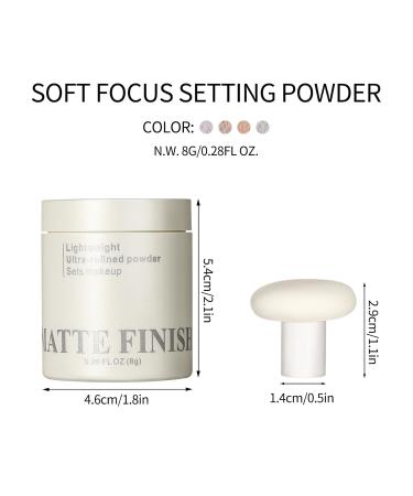 Erinde Pink Translucent Matte Setting Powder - Long-Lasting Oil Control & Soft Focus Effect | International Shipping Available - Buy Online on GoSupps.com