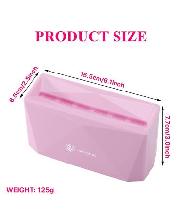 Pink Tweezer Holder for Eyelash Extensions - 6 Hole Stand for Lash Tools & Supplies - Buy Online on GoSupps.com