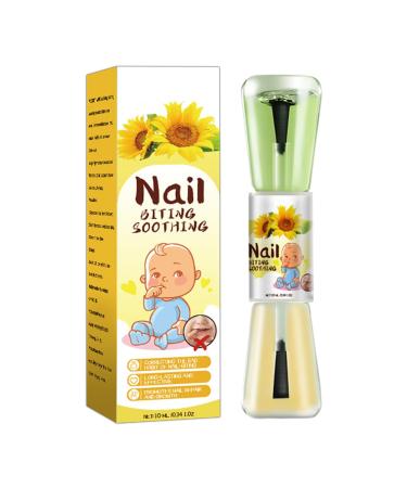 Jingmiger Toddler Nail Polish Bite Prevention Nail Polish Bitter Nail Polish Taste 10ml No Bite Solution Stop Putting Fingers In Mouth Uti Solution