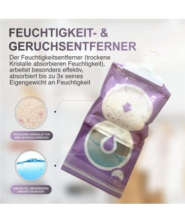 4-Pack My to Dehumidifier Cabinet - 190g Each | Essential Mold Prevention | Ideal for Windows Caravans Homes & Kitchens | Lavender Scented - Buy Online on GoSupps.com