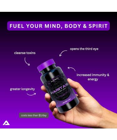 Matrixx Organic Haritaki Capsules 1000mg - Detox & Rejuvenate | Vegan Gluten-Free | 90 Capsules - Buy Online on GoSupps.com