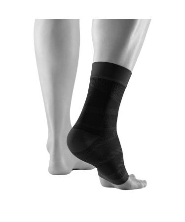 Bauerfeind Sports Compression Ankle Sleeve - Unisex XL Black Support for Running Fitness & Ball Sports - Right & Left Foot Wear - Buy Online on GoSupps.com