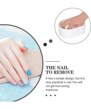 minkissy Manicure Hand Soak Bowl Manicure Bowl for Hand Manicure Tool Hand Tools Manicure Wash Bowls Cleaning Tools Soak off Bowl Manicure Hand Bowl Nail Supplies White Acrylic - Buy Online on GoSupps.com